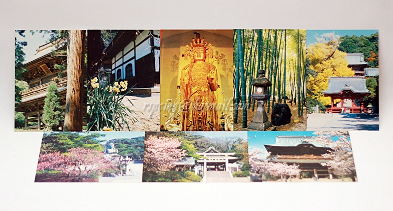 ภาพโปสการ์ด View of Kamakura 8 ใบ