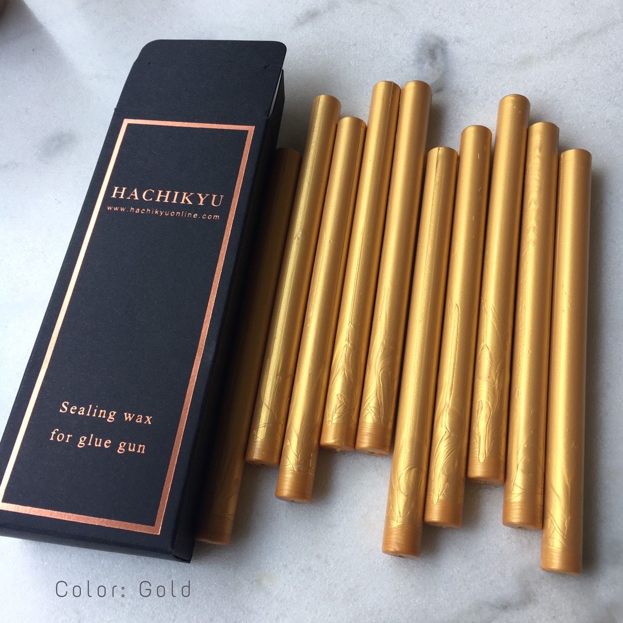 Gold gun wax (10 sticks) free 2 sticks