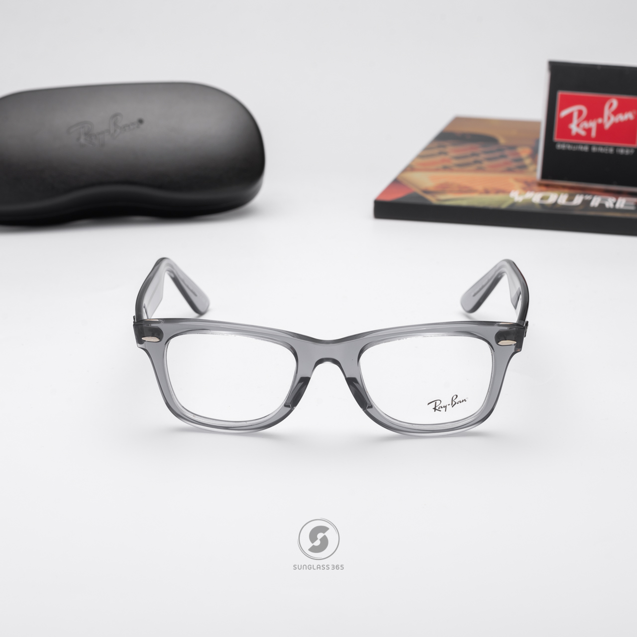 Ray-Ban Wayfarer Ease RX4340V 8225 Transparent Grey