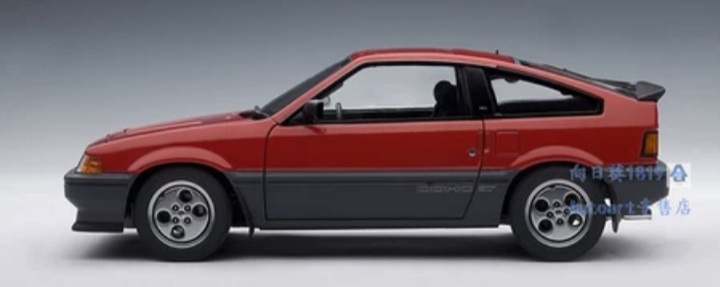 โมเดลรถยนต์ โมเดลรถเหล็ก honda crx 3