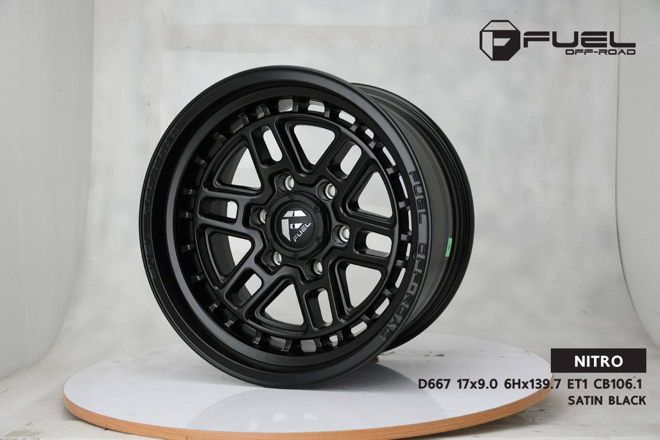 ล้อแม็ก USA. แท้ FUEL NITRO D668 17x9 6x139.7 ET+1 ราคาพิเศษ