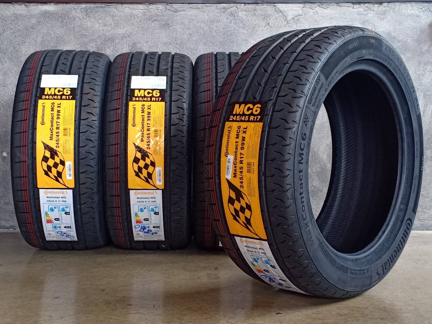 CONTINENTAL 245/45R17 CONTACT MC6 99W XL MADE IN THAILAND