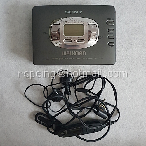 เครื่องเล่นเทป-วิทยุ Sony WM-FX613 Radio Cassette Player พร้อมหูฟังรีโมท