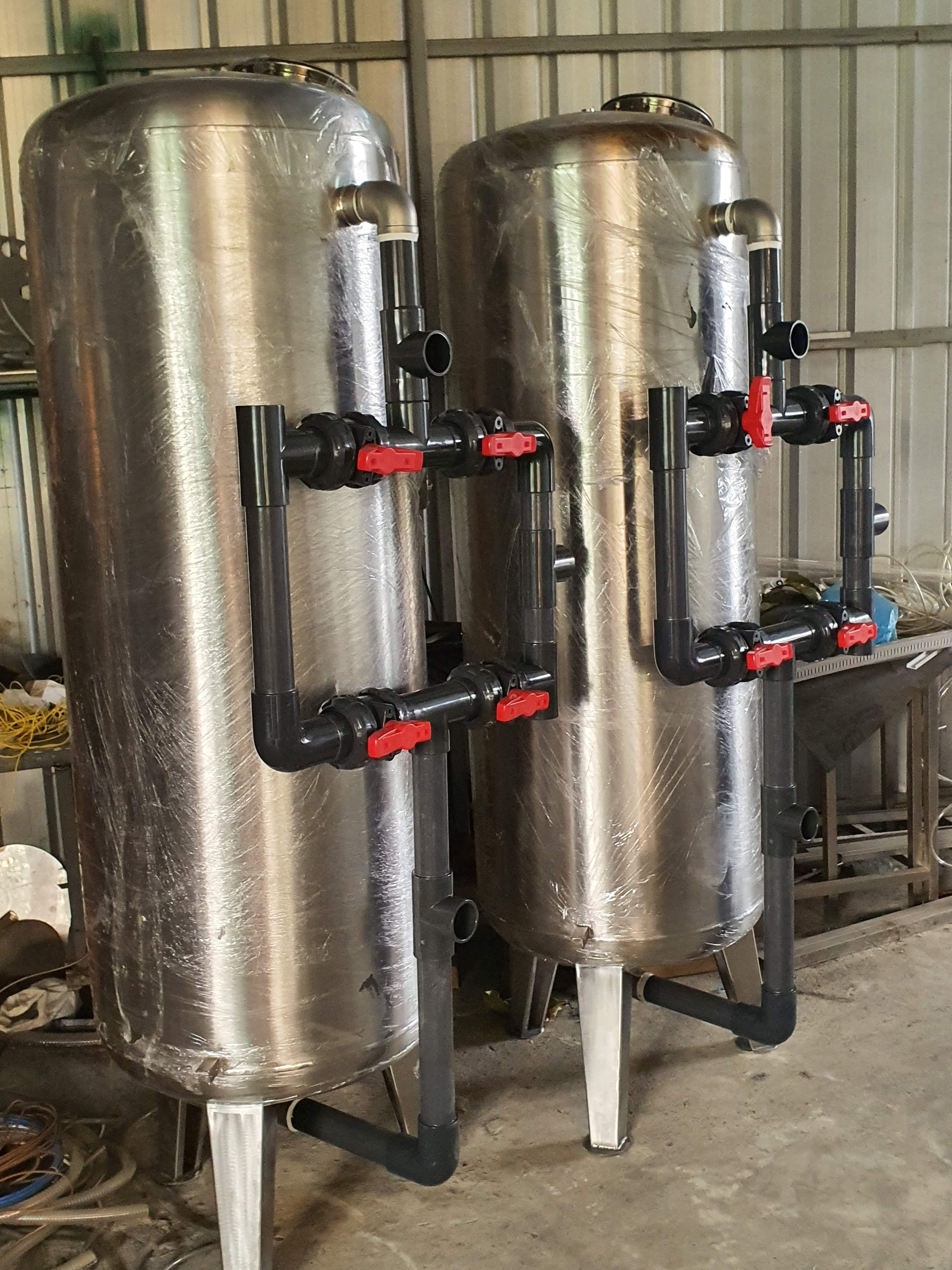 ถังกรองสแตนเลสขนาด10นิ้ว (120x1.5mm.)