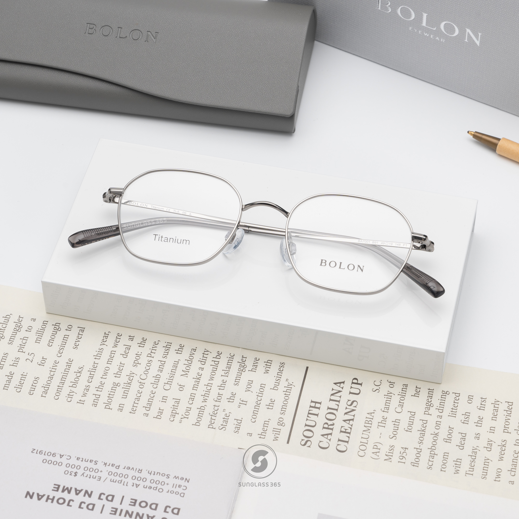 แว่นสายตา BOLON รุ่น Libson BA7001 B91 Gunmetal