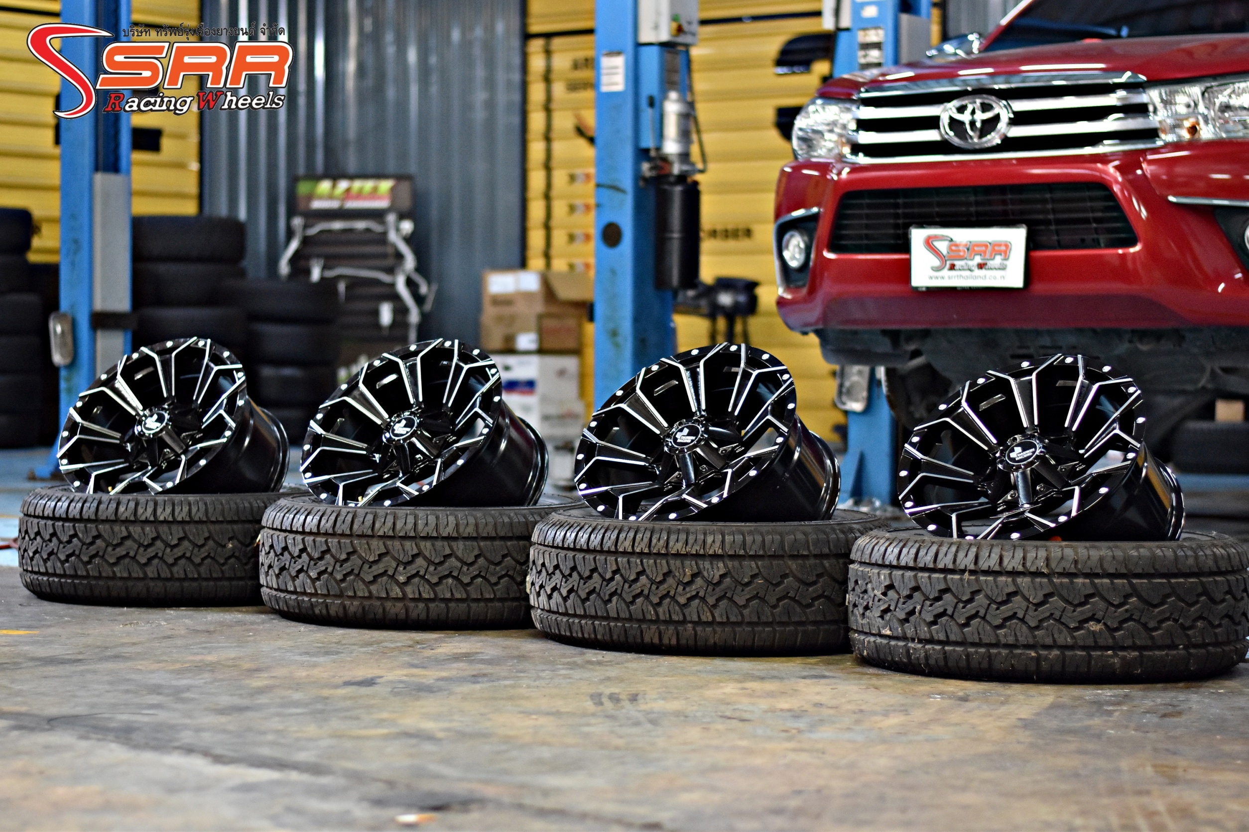 ล้อใหม่ ! TUFF สไตล์ออฟโรด ขอบ18 ล้อกว้าง9 PCD6x139.7 offset+18