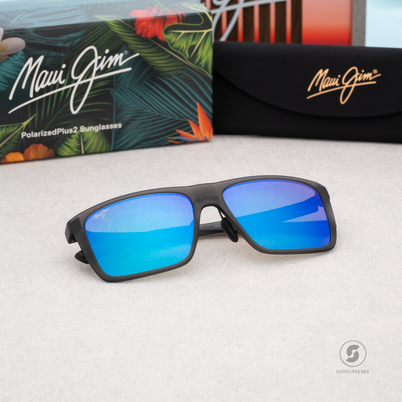 แว่นกันแดด Maui Jim HONOKALANI MJ B455 14 Blue Hawaii