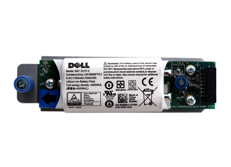 Battery Raid Controller Dell PowerVault MD3600f Original D668J ราคา พิเศษ แบตเตอรี่ Dell MD3600f ตรงรุ่น