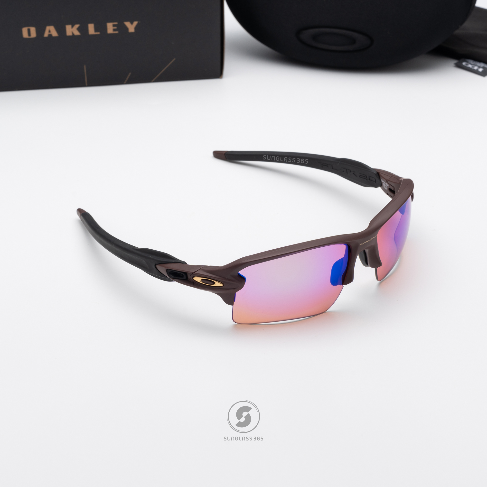 Oakley FLAK 2.0 XL OO9188-J8 Matte Grenache Prizm Golf