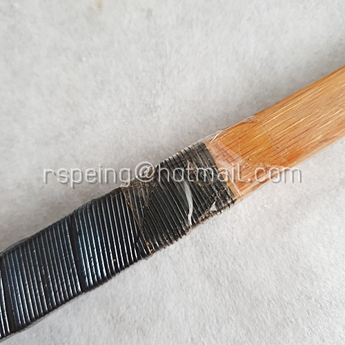 ไม้แบดมินตันไม้วินเทจ (ขนาดเล็ก) พร้อมลูกขนไก่พลาสติก