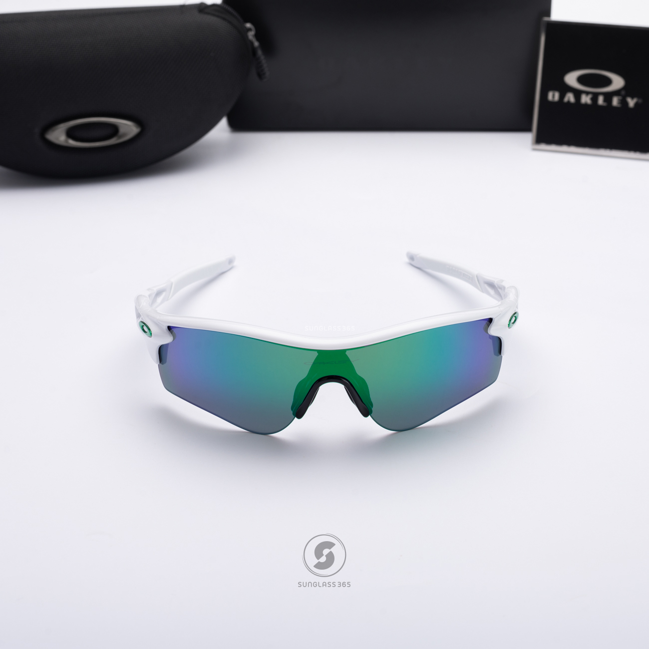 Oakley OO9206-43 RADARLOCK PATH POLISHED WHITE Prizm Jade