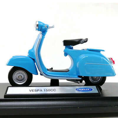 โมเดลรถ โมเดลรถยนต์ Vespa 1970 150cc น้ำเงิน 3