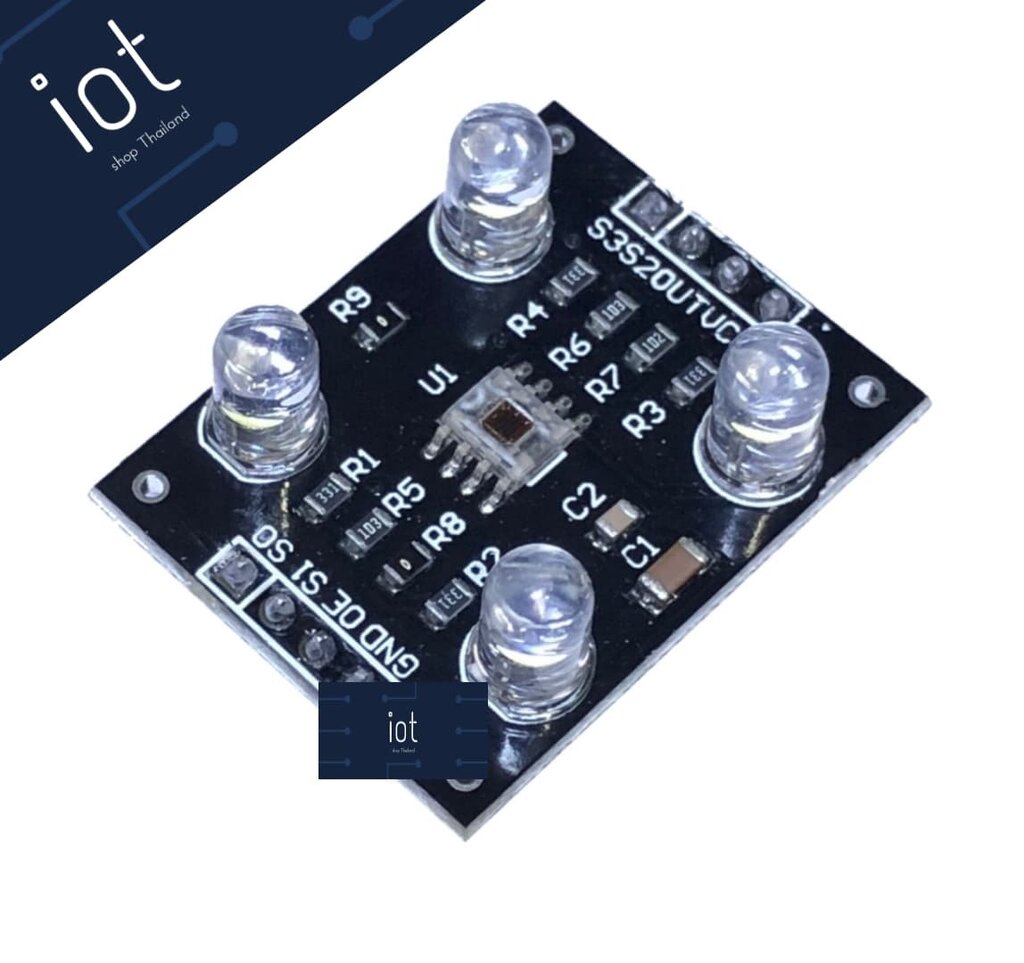 TCS3200D/TCS230 color recognition sensor module (โมดูลวัดค่าสี อ่านค่าสี)