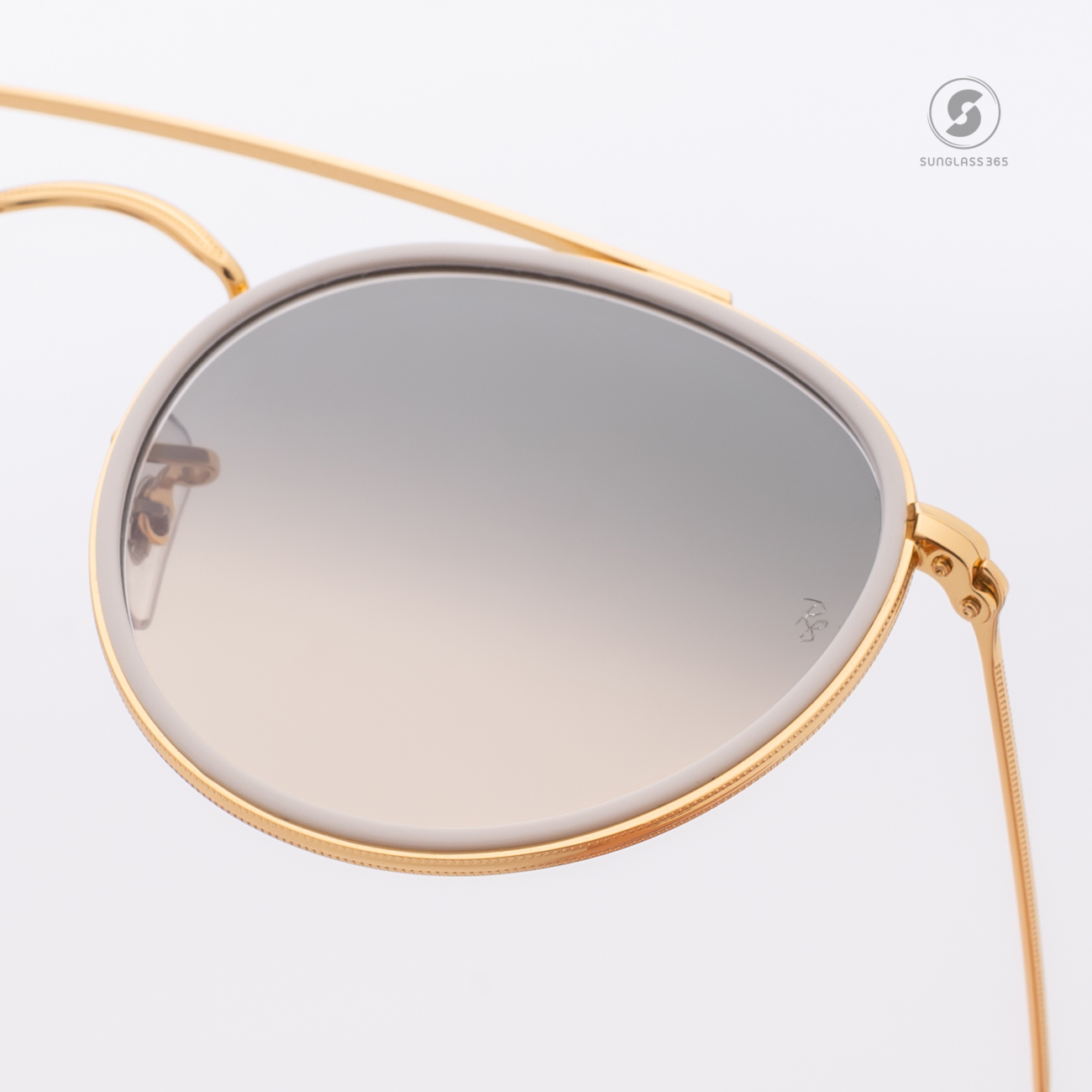 Ray Ban RB3647N 923632 Gold Clear Gradient