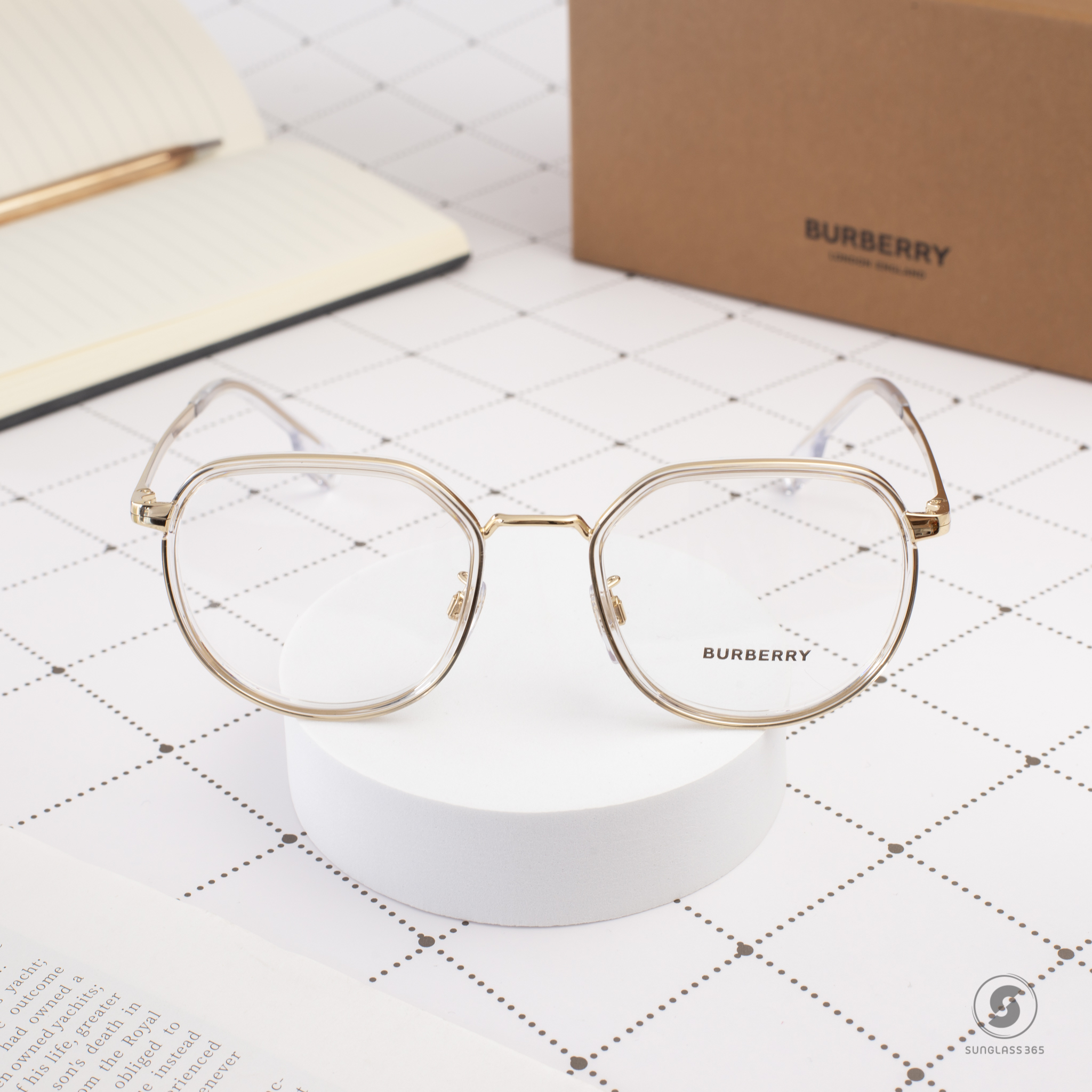 BURBERRY BE1359D 1323 Transparent