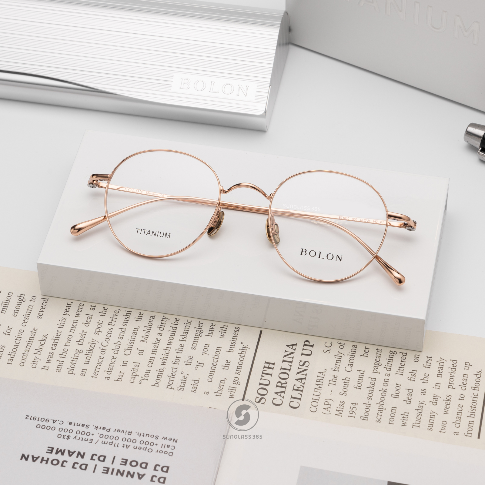 แว่นสายตา BOLON รุ่น BT1610 B30 Rose Gold