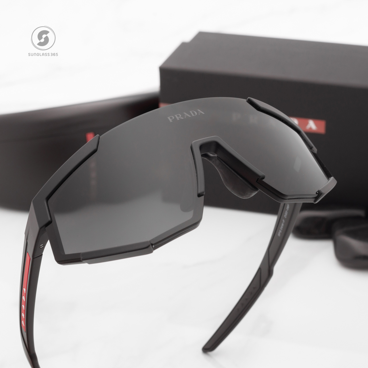 PRADA PS04WSF DG006F Black Rubber