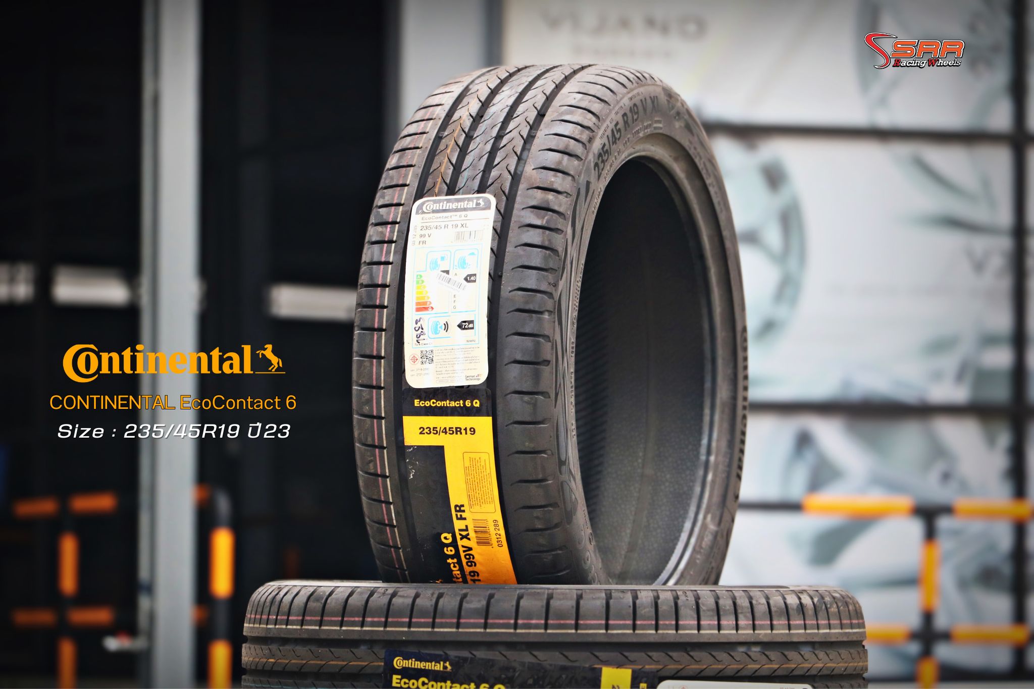 CONTINENTAL ECO CONTACT 6 ขนาด 235/45R19 ปี2023