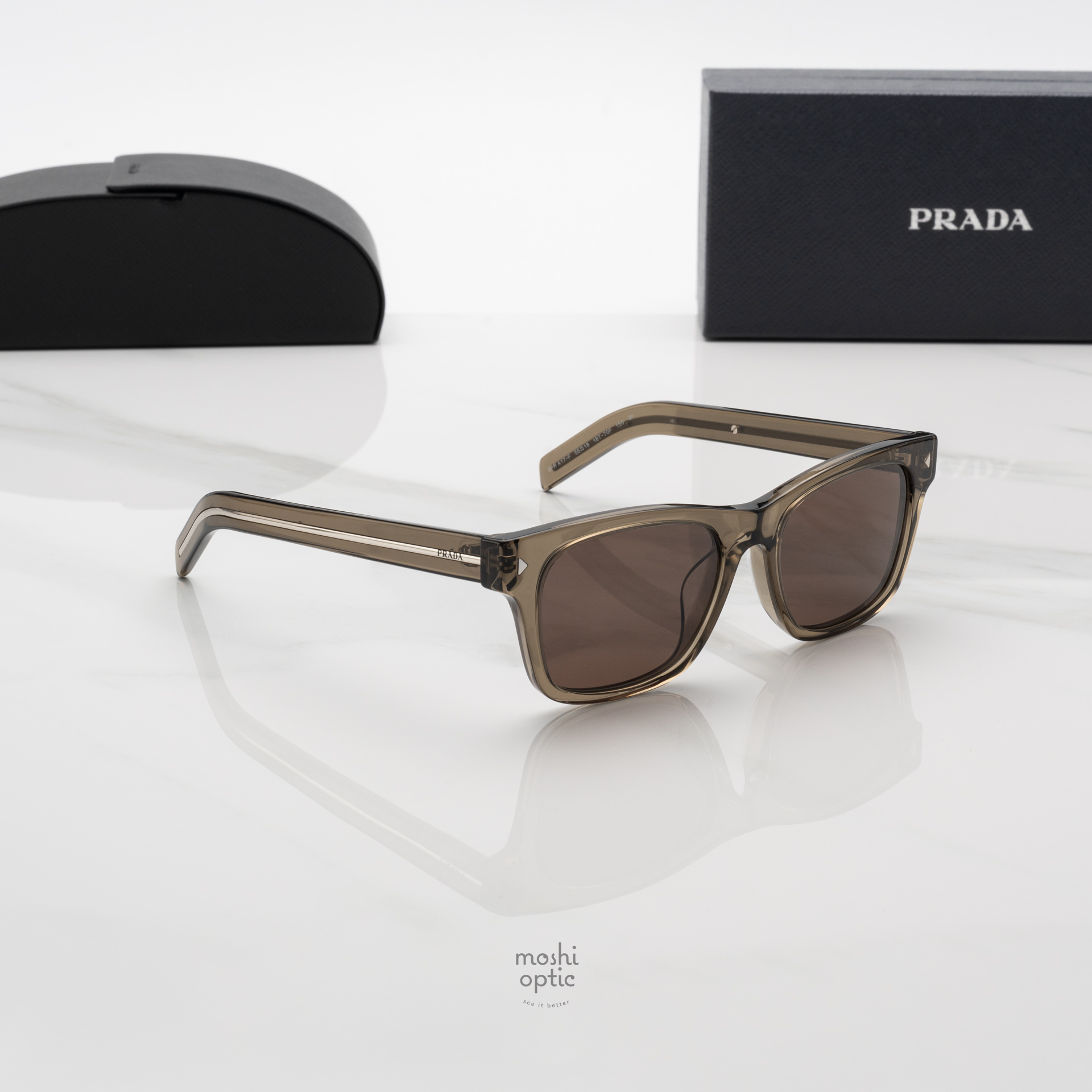แว่นกันแดด PRADA PRA17ASF 18T70F