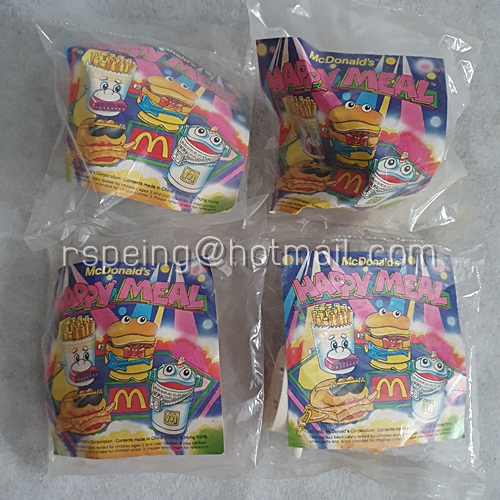 แมคโดนัลด์ แฮปปี้ มีล ทอยส์ 1992 : แมคร็อคอิน McDonald’s Happy Meal Toys 1992 : McRockin (ครบชุด)