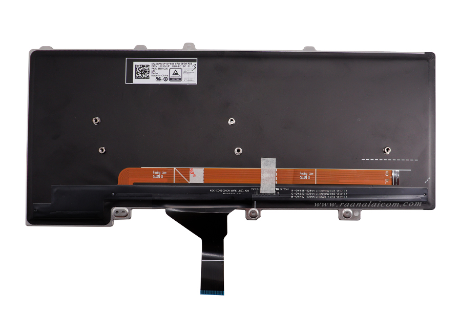 คีย์บอร์ด Dell Alienware 15 R3 แป้นอังกฤษ มีไฟ ลดราคาพิเศษ Keyboard Alienware 15 R3 Eng Backlit Keyboard Dell Alienware 15 R3