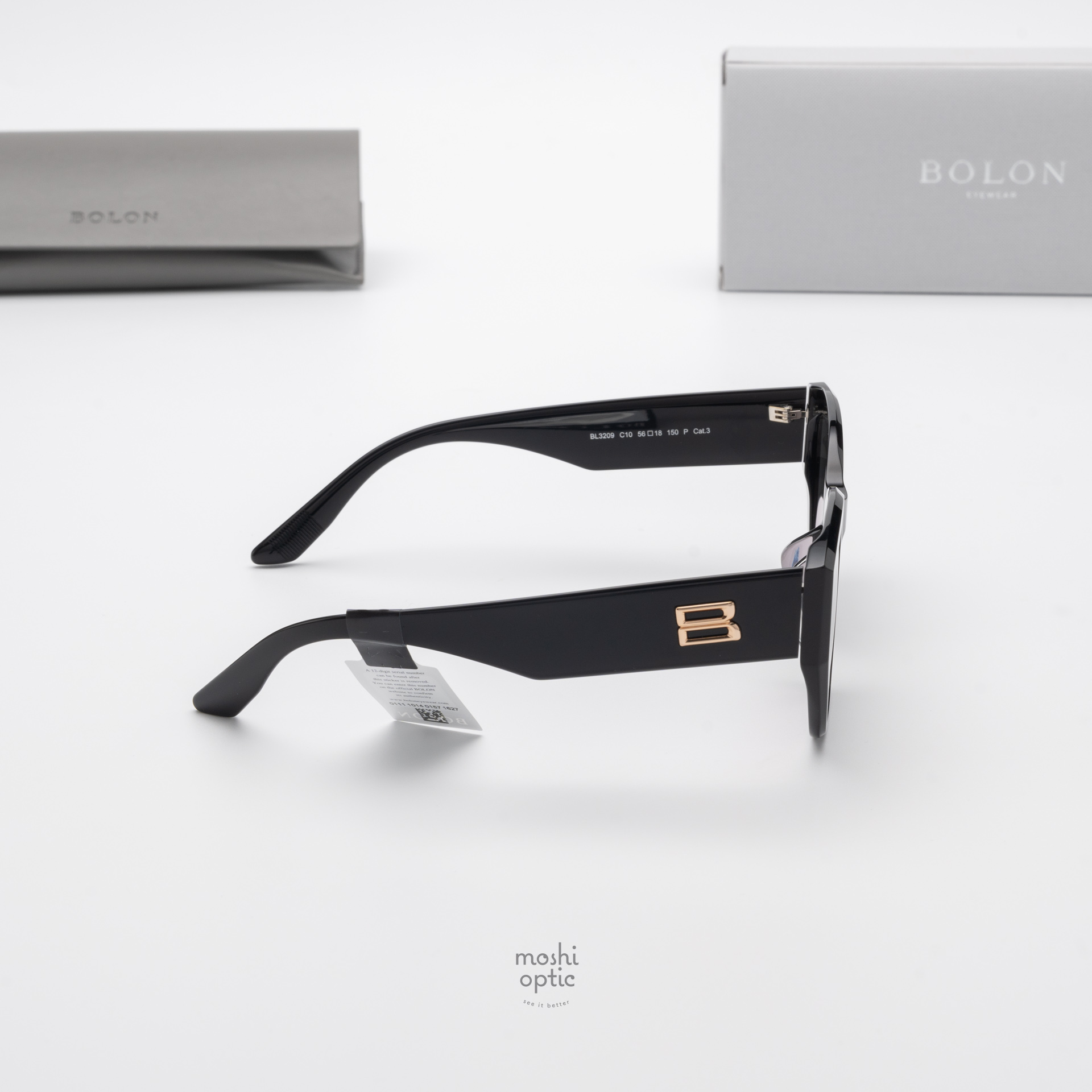 แว่นกันแดด BOLON รุ่น BL3209 Petra C10 Shiny Black