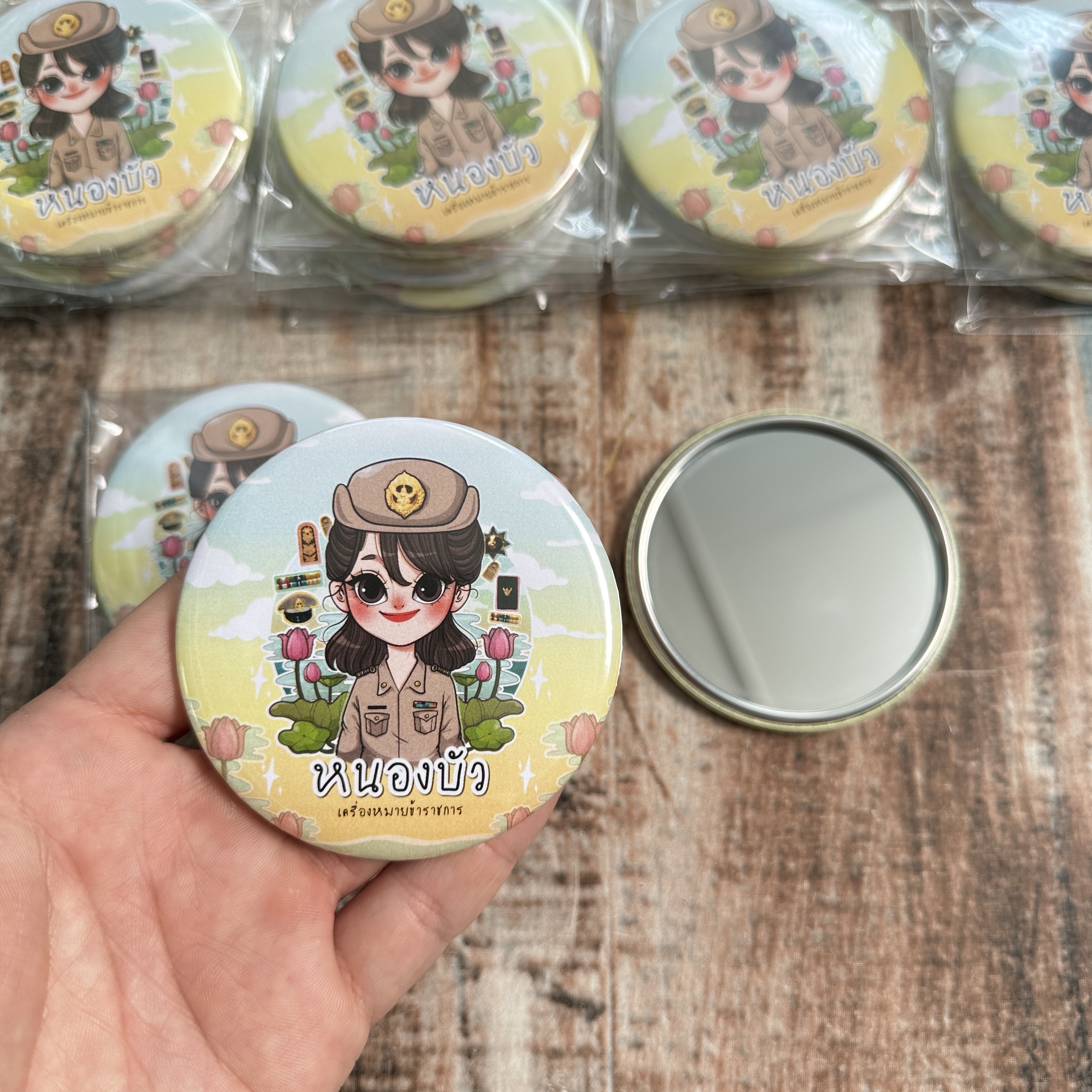 กระจกวงกลม รับผลิตกระจกวงกลม ของที่ระลึก