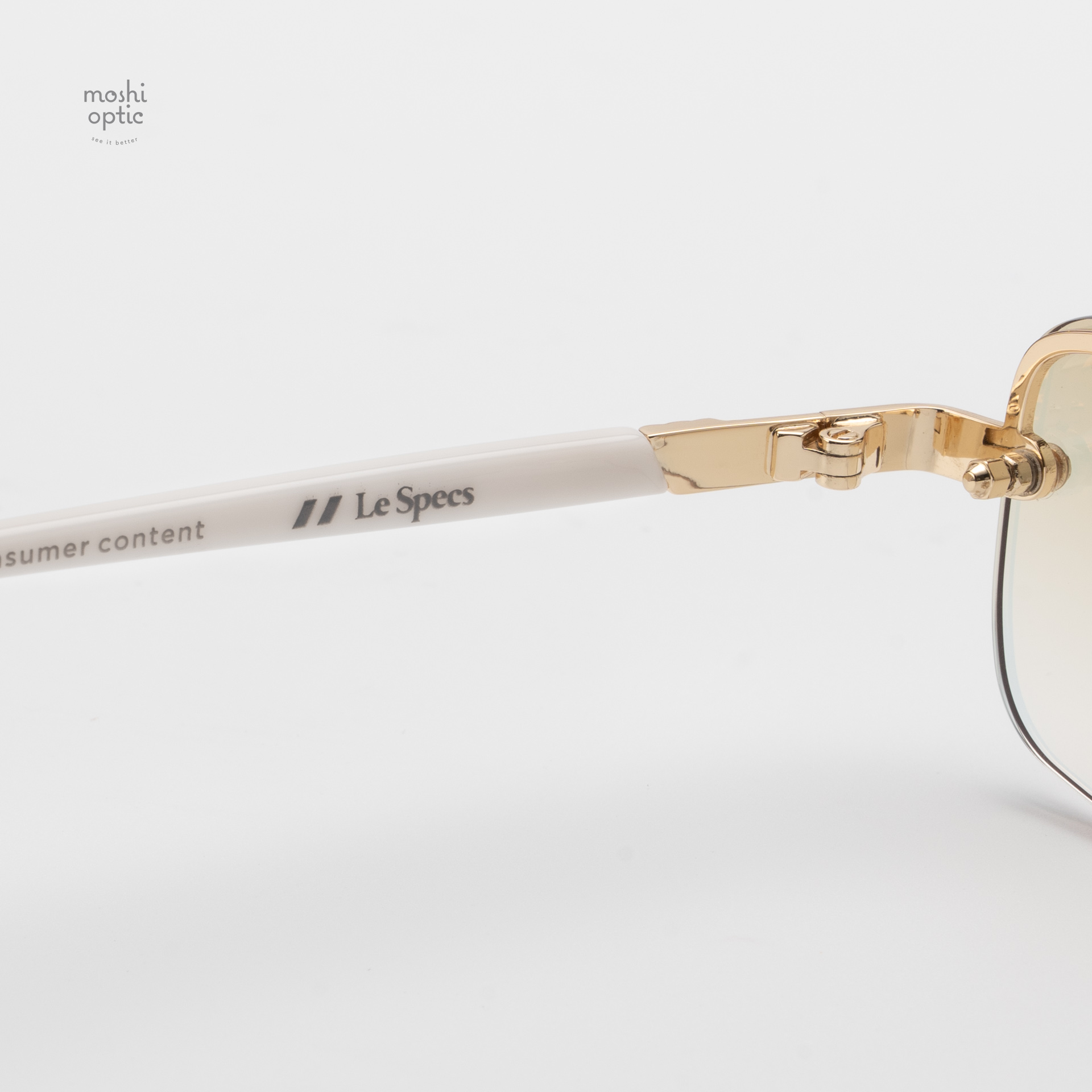 แว่นกันแดด Le Specs LSP2552164 ENIGMATIC Gold Ivory