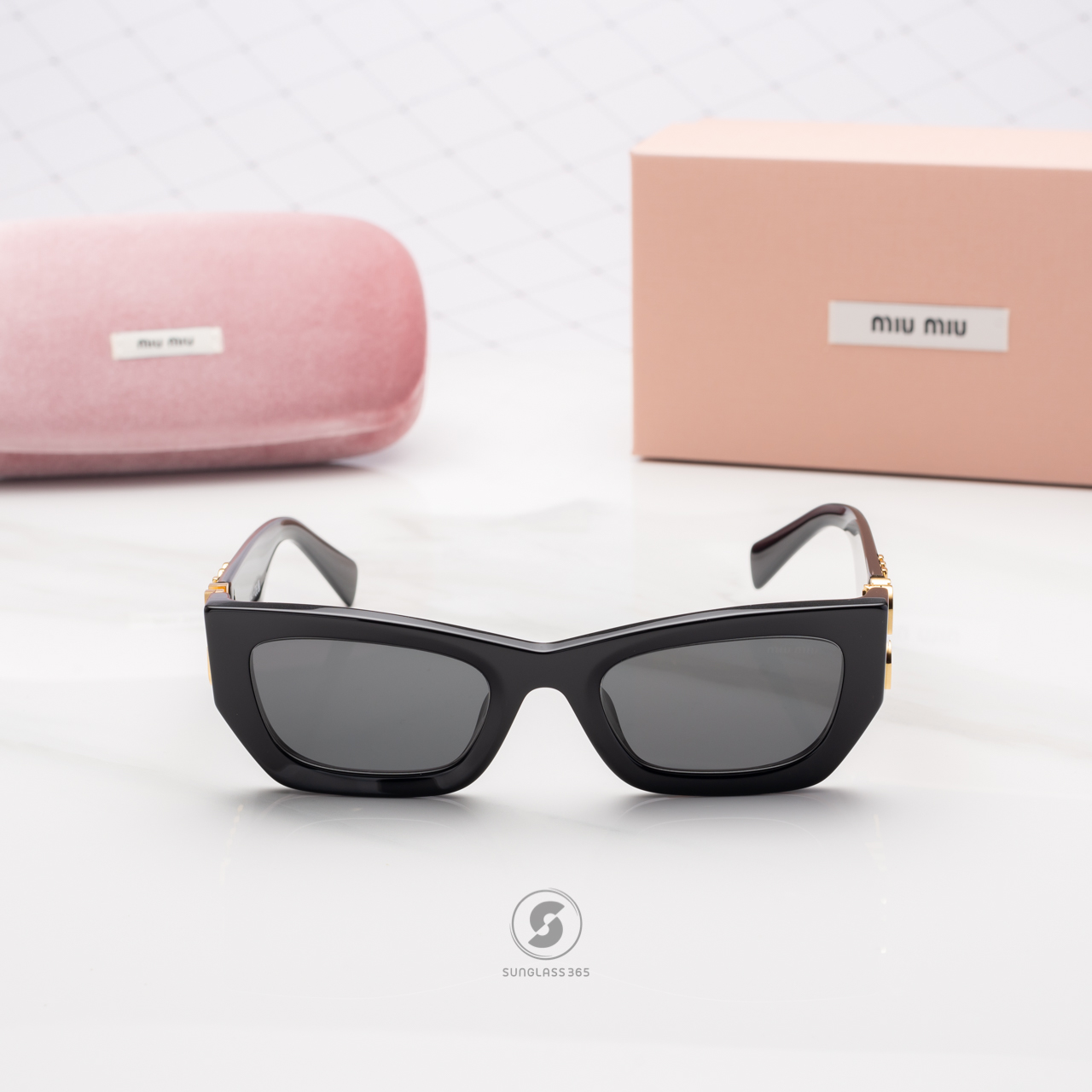 แว่นกันแดด Miu Miu Glimpse MU09WS 1AB5S0