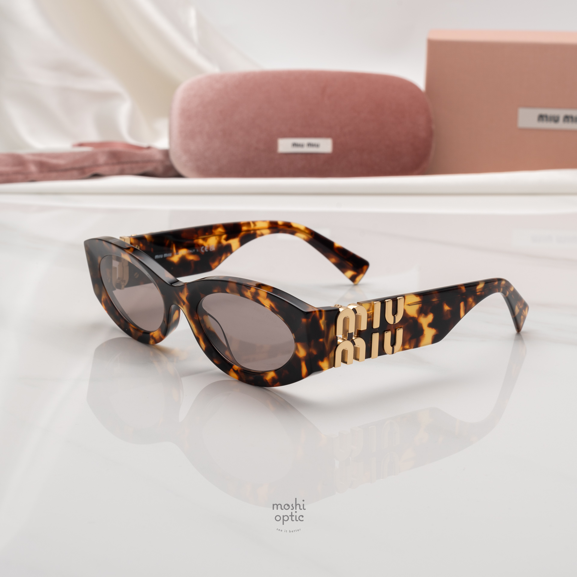 แว่นกันแดด Miu Miu Glimpse MU11WS 14L20I