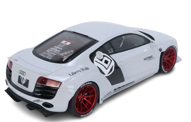 โมเดลรถ โมเดลรถยนต์ Audi R8 LBWK 2