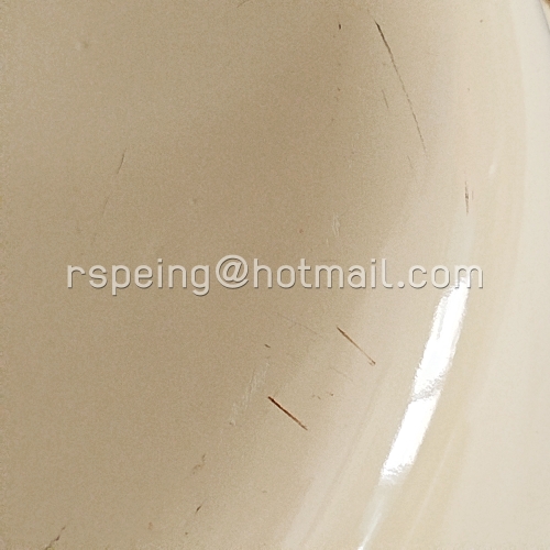 อ่างเคลือบโบราณ KOCKUM SWEDEN 38 cm. (8 Lit.) สีครีมขอบเขียว ขนาดใหญ่ วินเทจสแกนดิเนเวียแท้!