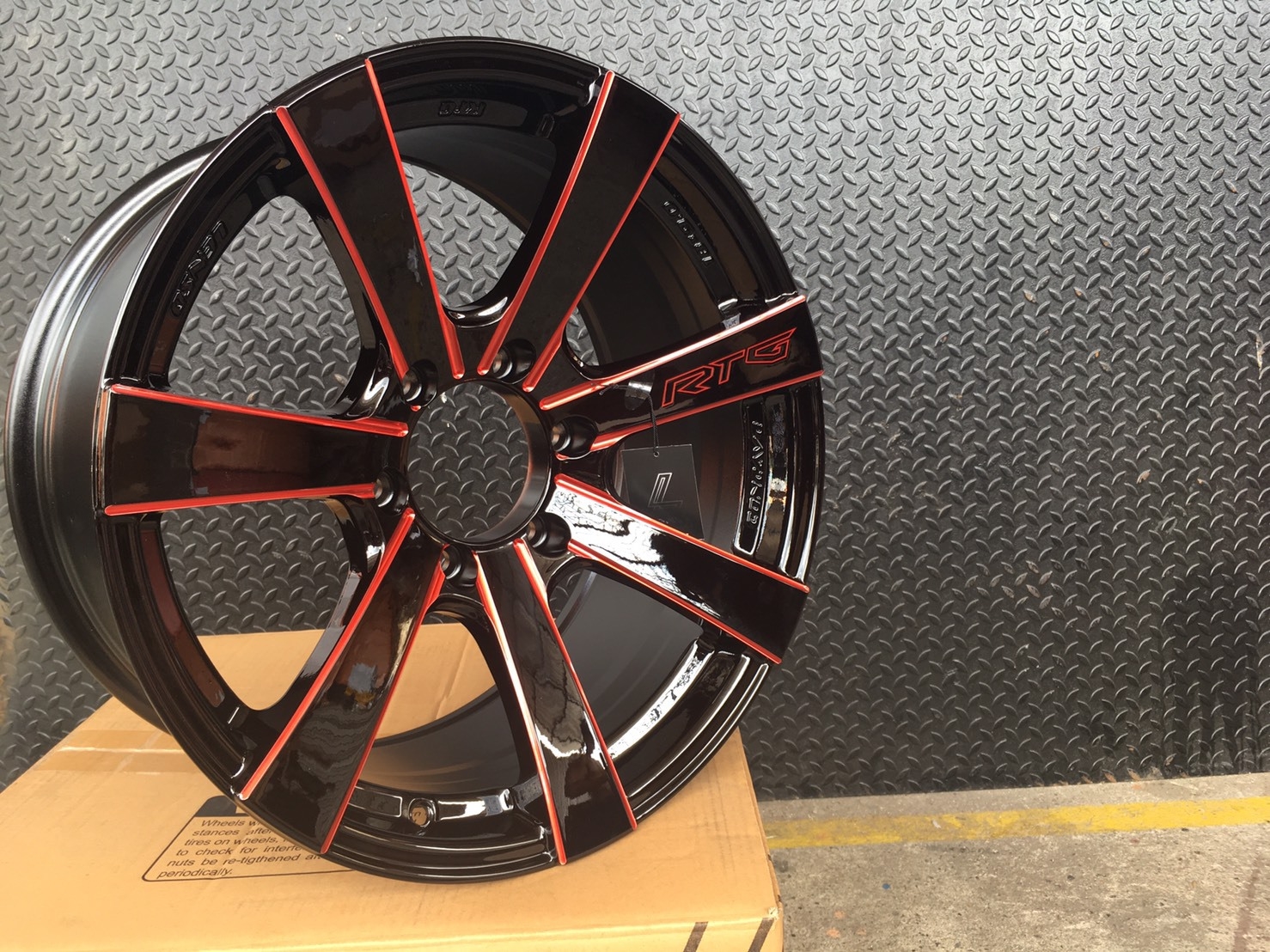 ล้อแท้ LENSO RTG ขอบ18พร้อมยางFALKEN ราคาถูก