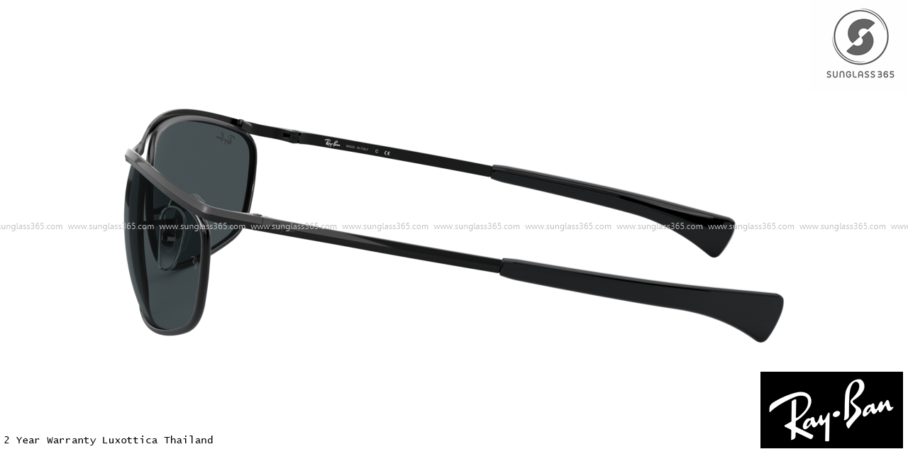 RayBan RB3119M Olypian I deluxe 002/R5 Black/Blue