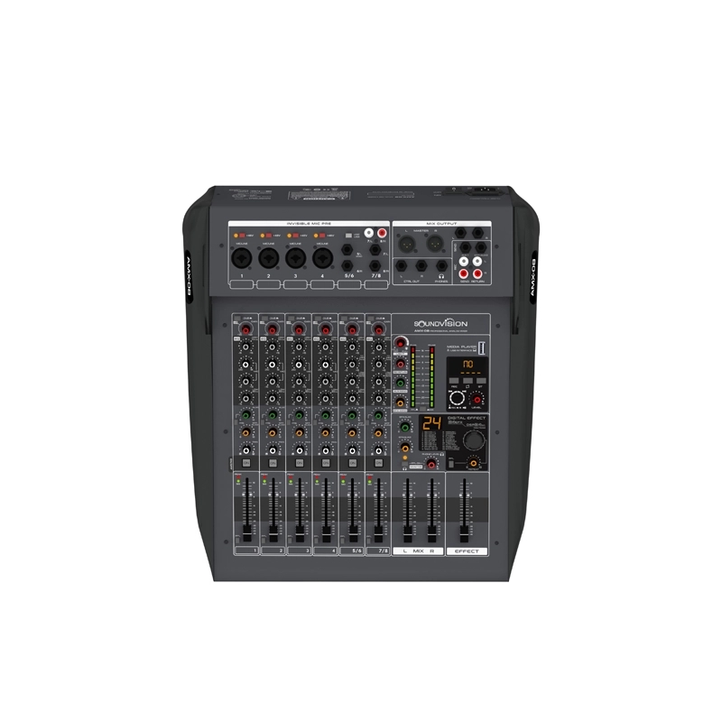SOUNDVISION AMX-08 มิกเซอร์ อนาล็อก 8 ชาแนล