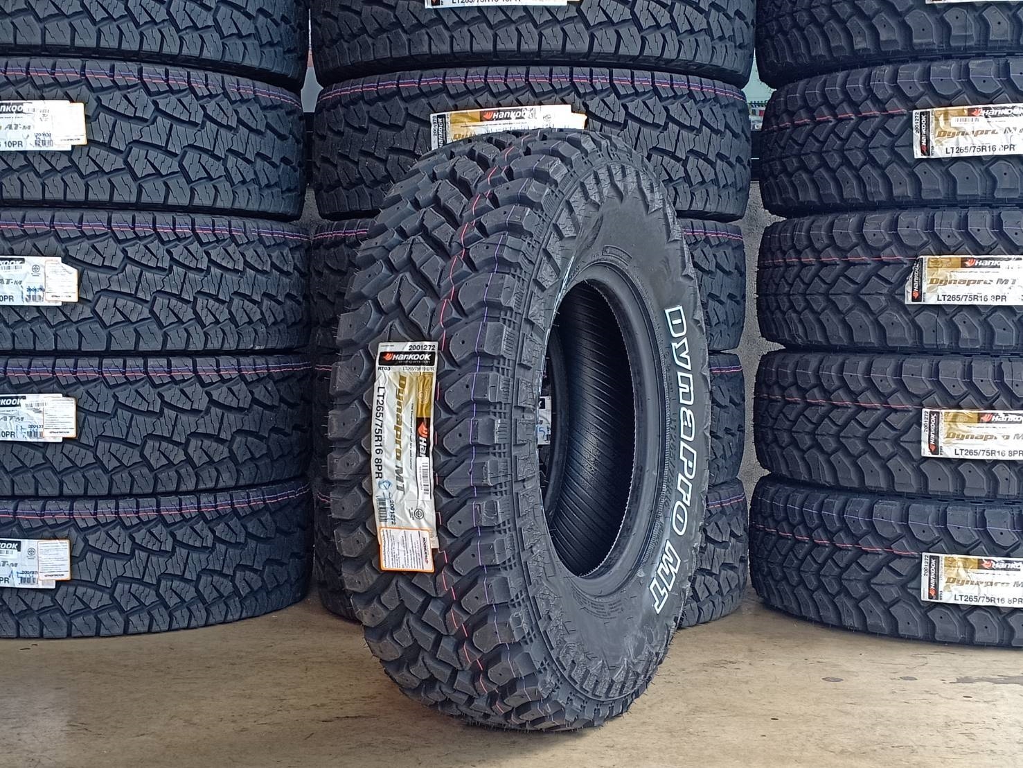 ยาเข้าใหม่ ลดราคา พิเศษ HANKOOK MT 265/75R16 119/116Q (ปี19)