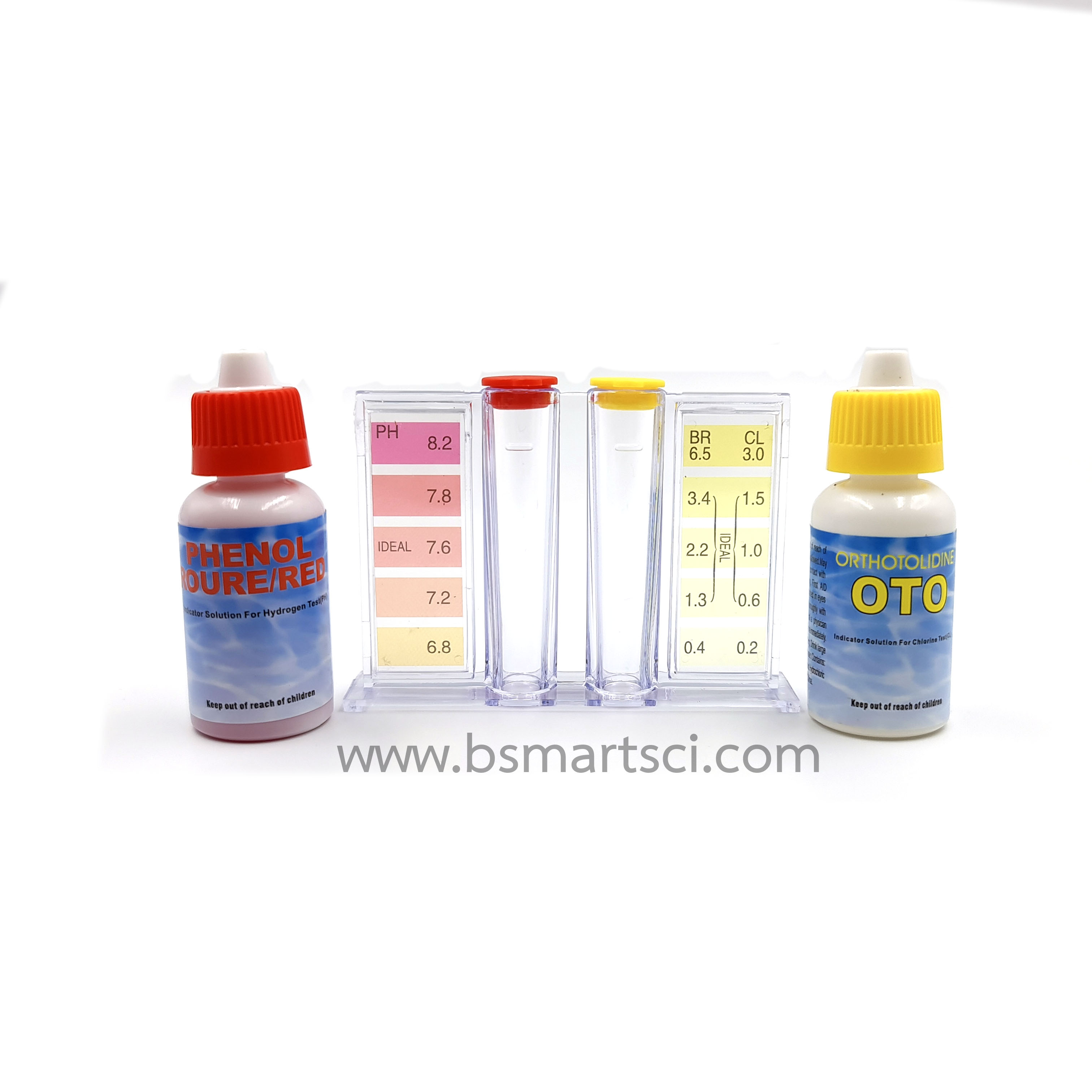ชุดทดสอบกรดด่าง-คลอรีน (PH,CL)