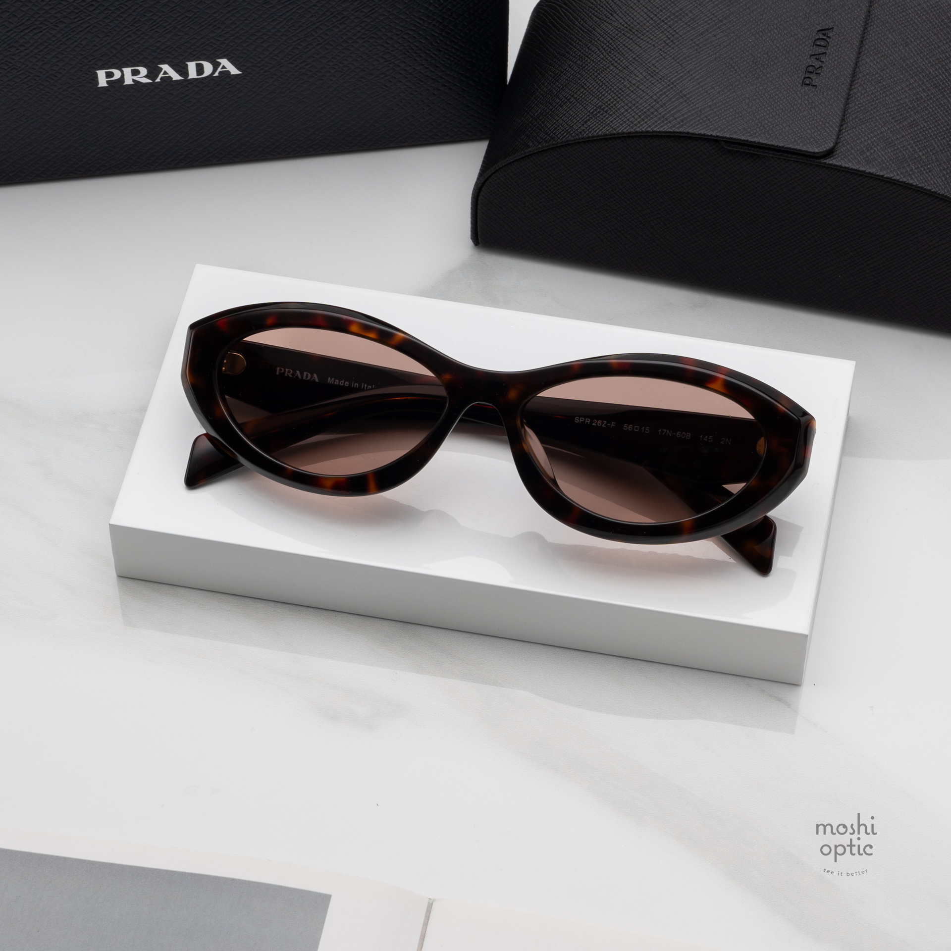 PRADA Symbole PR26ZSF 17N60B Root Tortoise