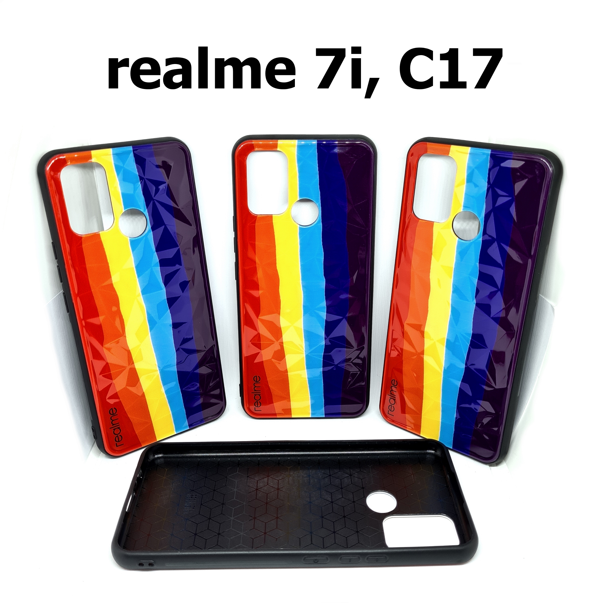 เคสสีรุ้ง 3 มิติ - realme 7i, C17