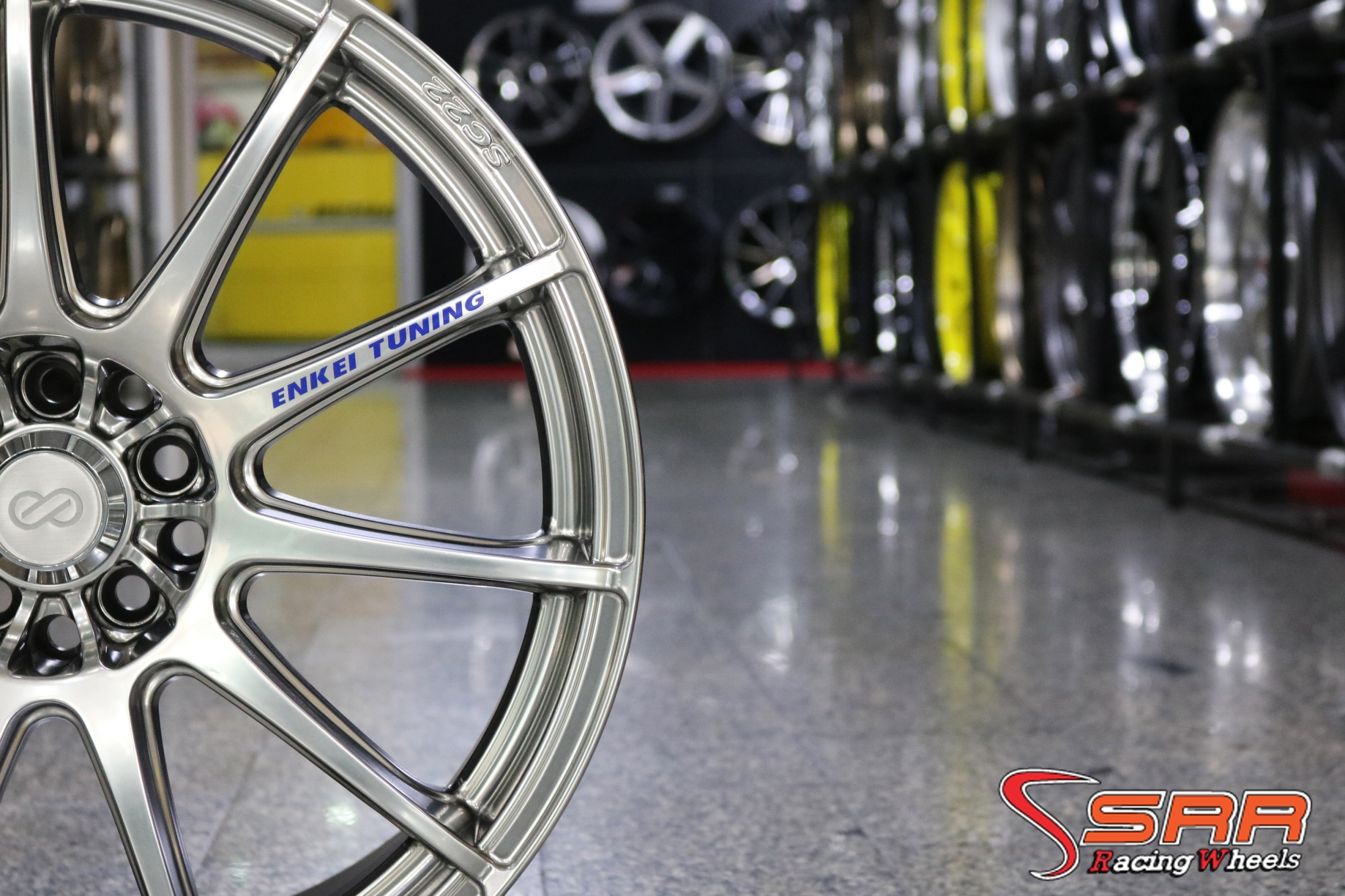 ล้อแม็กซ์แท้ ENKEI SC22 ขอบ18 กว้าง8 PCD10X100-114.3 offset+40