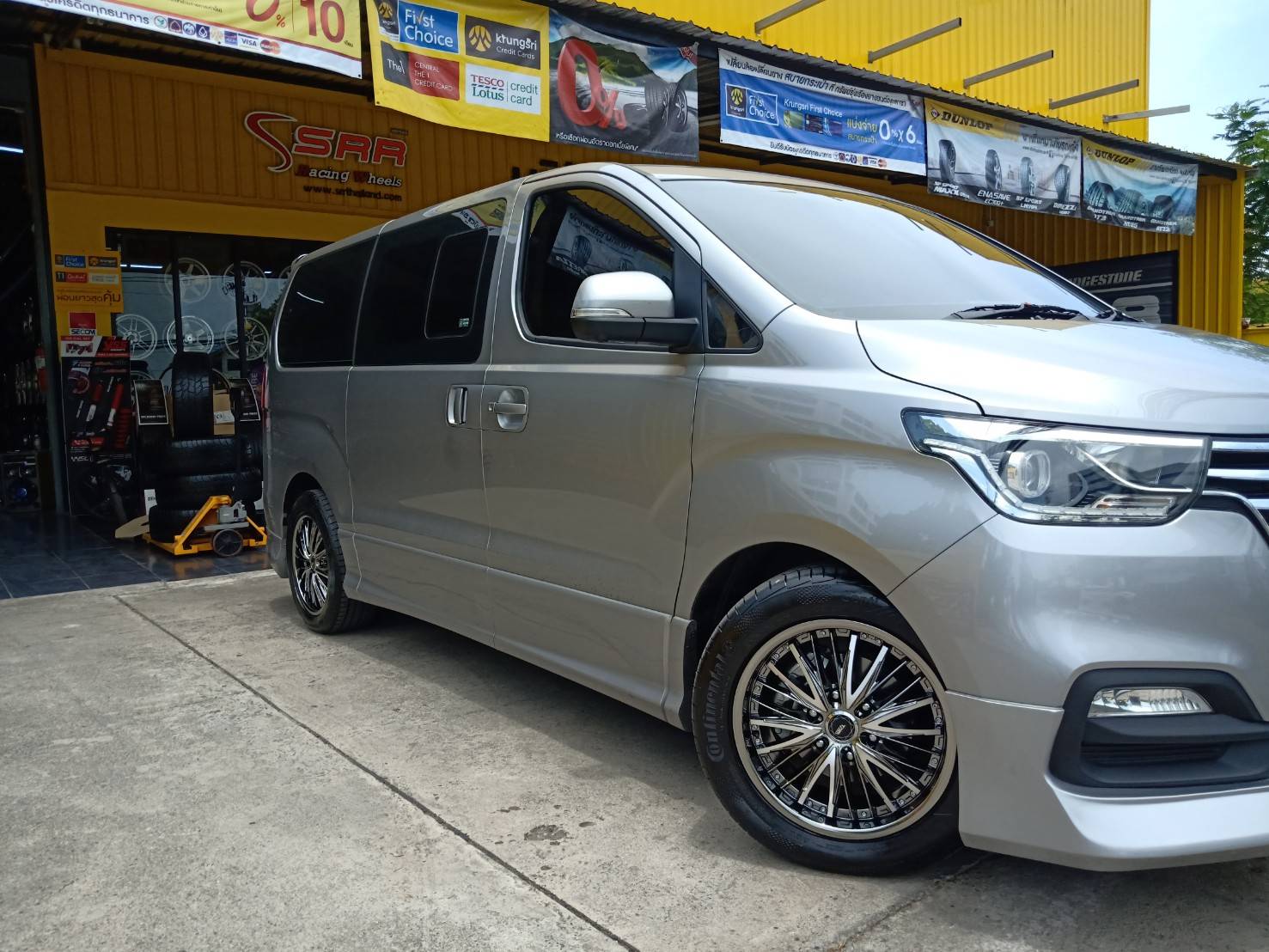 ล้อใหม่ สำหรับ HYUNDAI H1 ขอบ18 ใส่ตรงรุ่น ไม่มีล้น