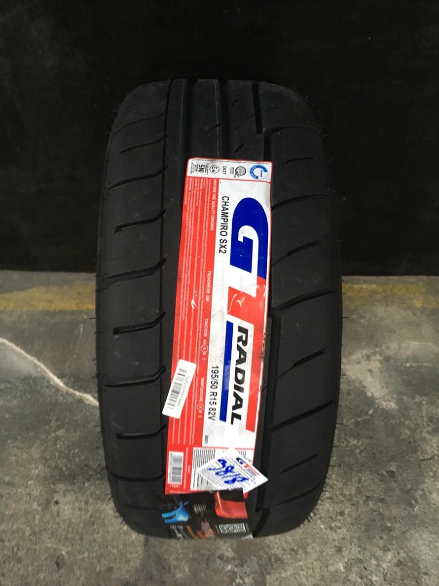 ยางกึ่งซอฟ GT SX2 195/50-15 ราคาพิเศษ