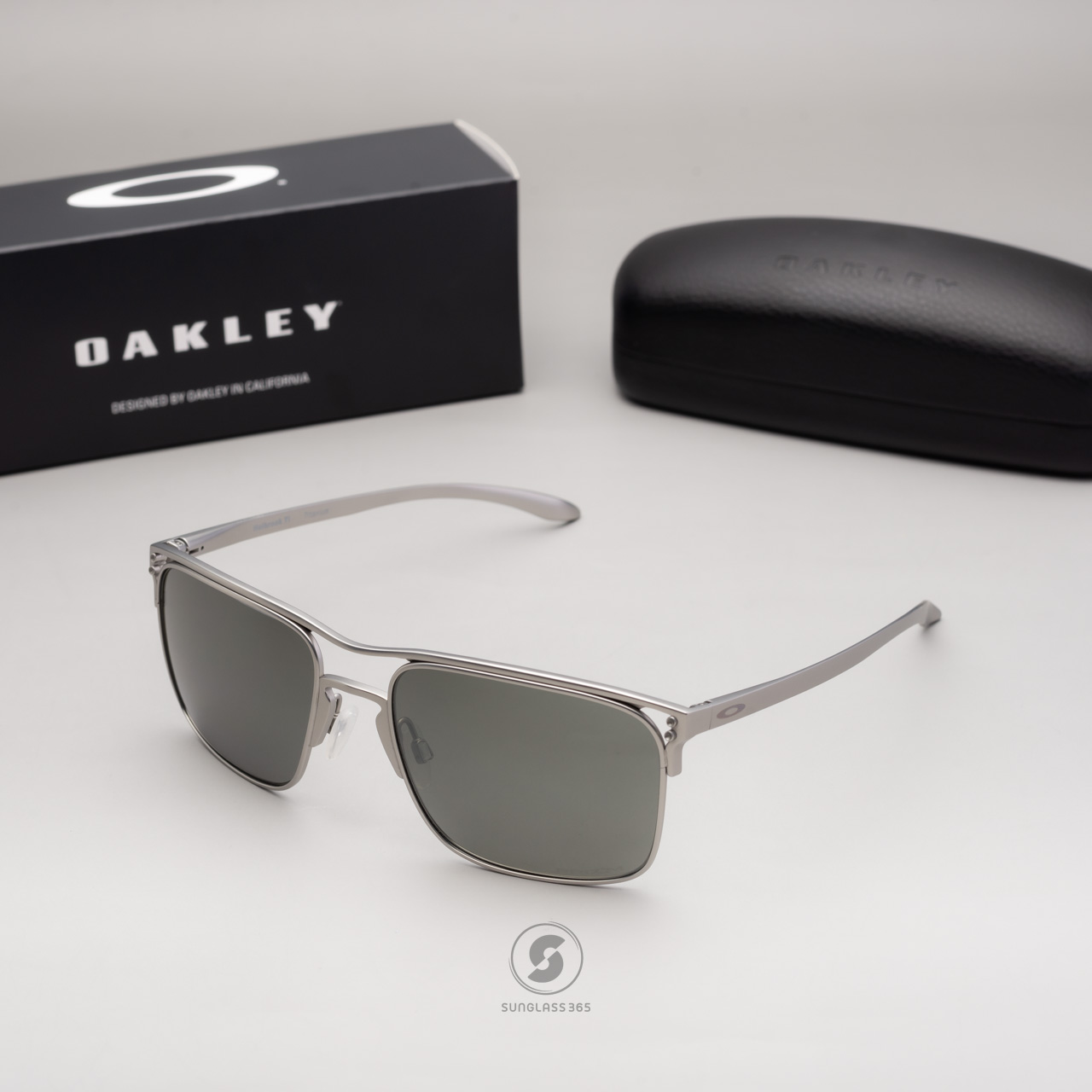 Oakley HOLBROOK TI OO6048-01 Satin Chrome Prizm Black