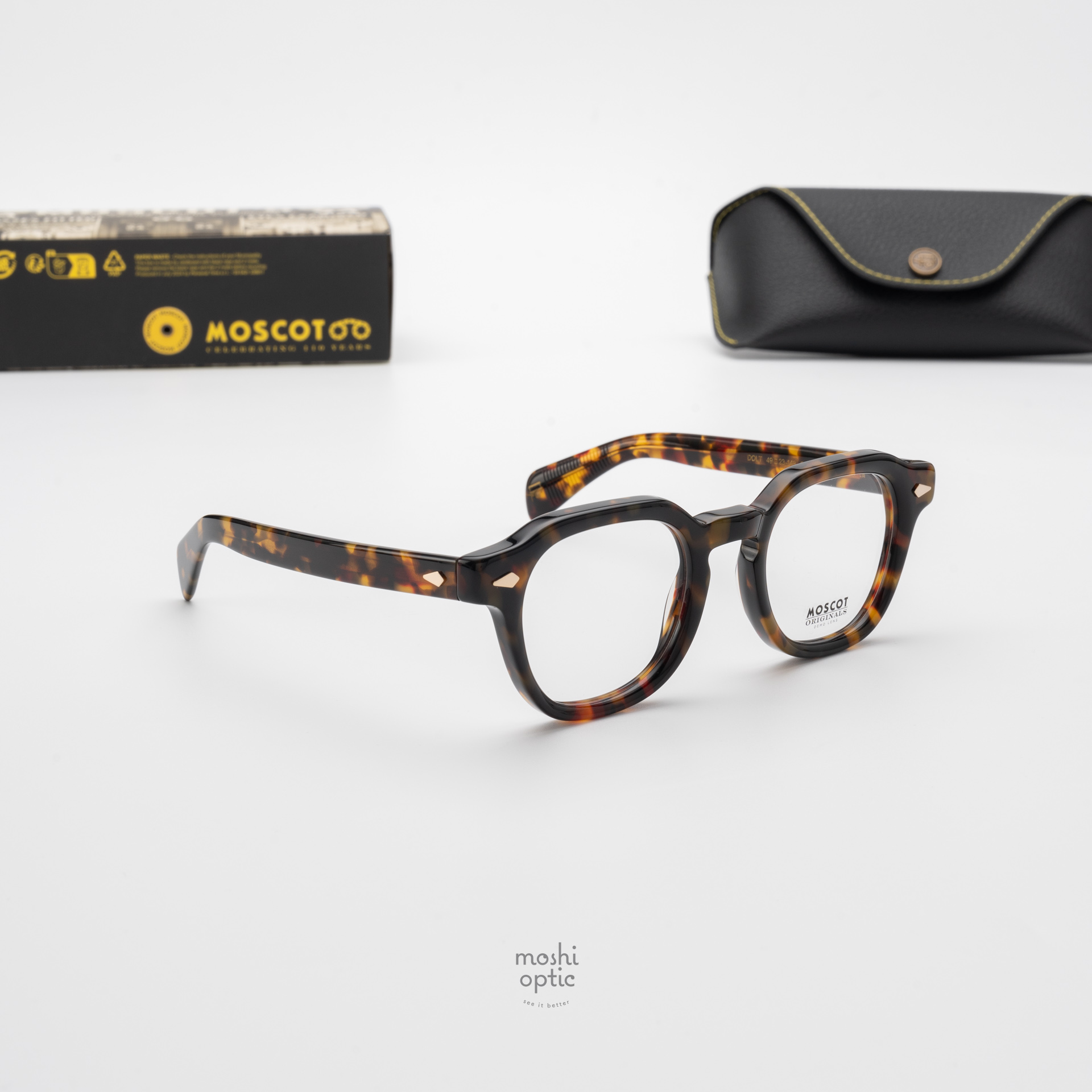 แว่นสายตา Moscot Dolt Tortoise