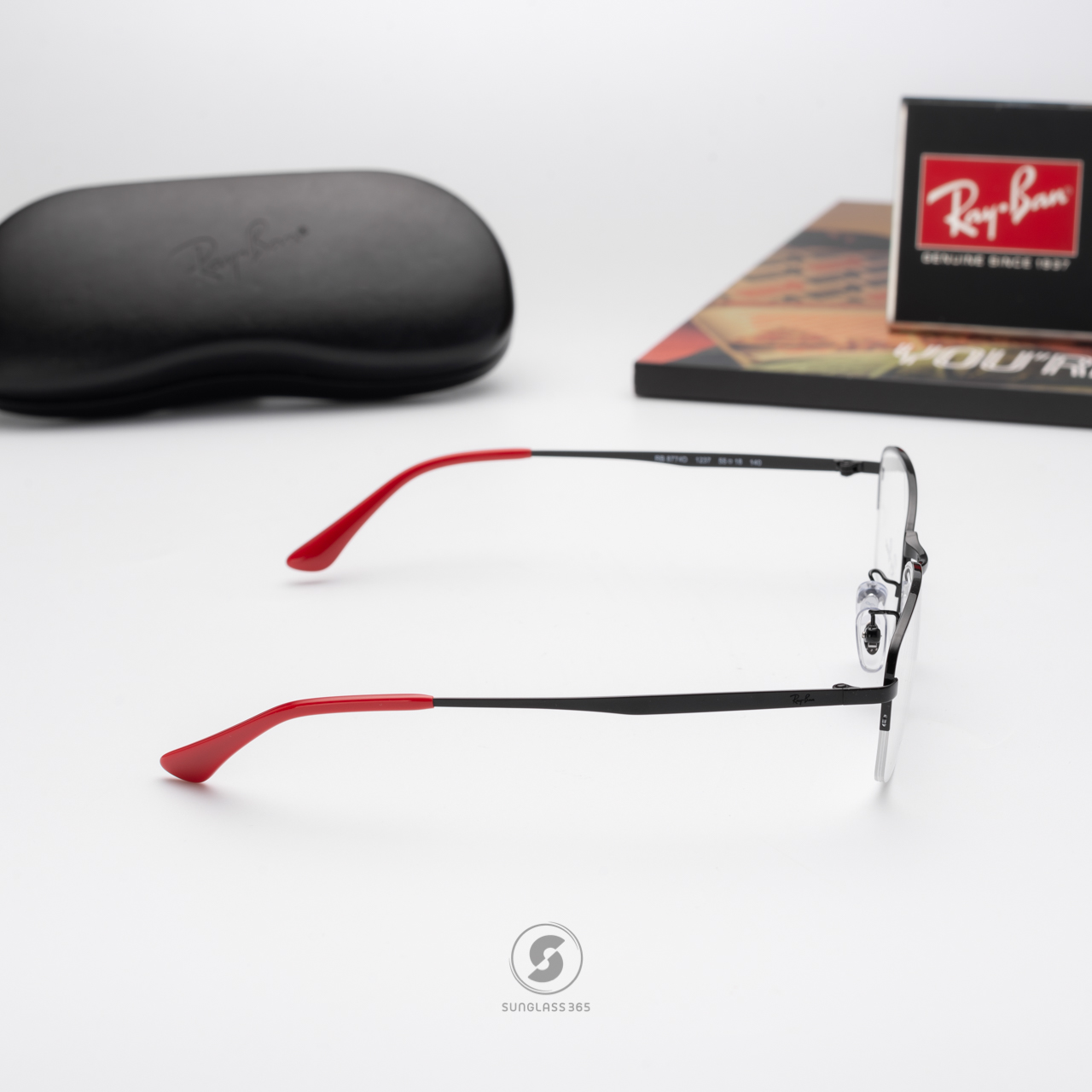 Ray-Ban RX8774D 1237 Black / Red
