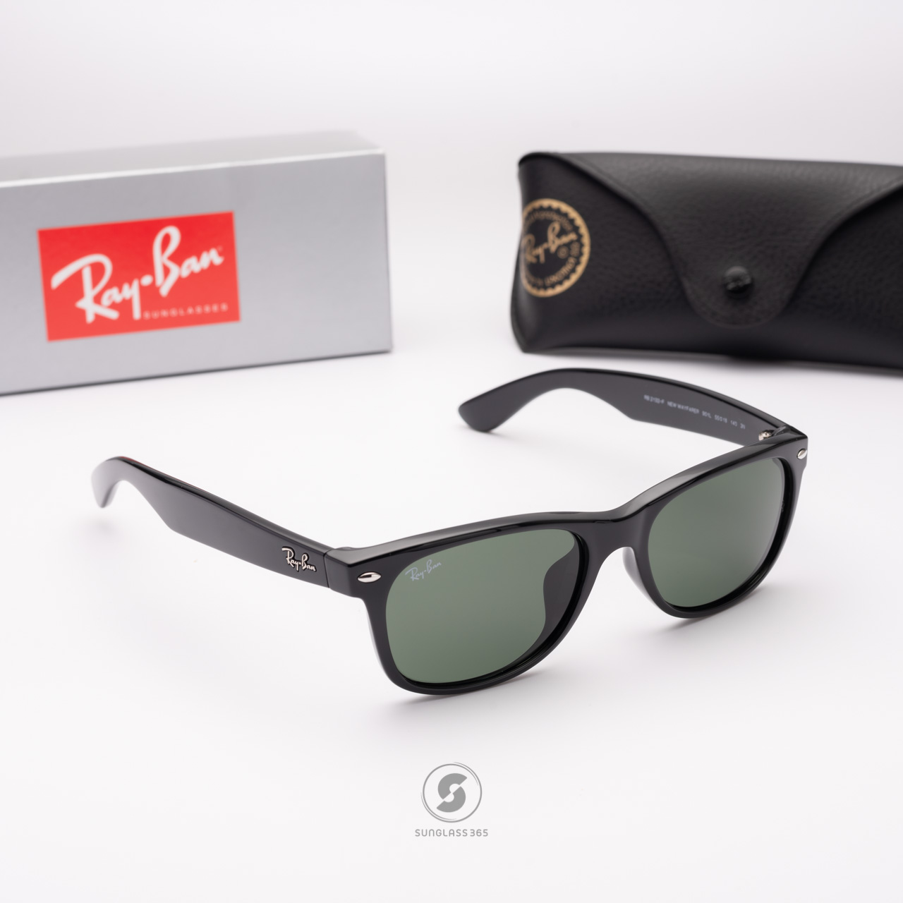 Ray Ban New Wayfarer RB2132F 901L Black G-15