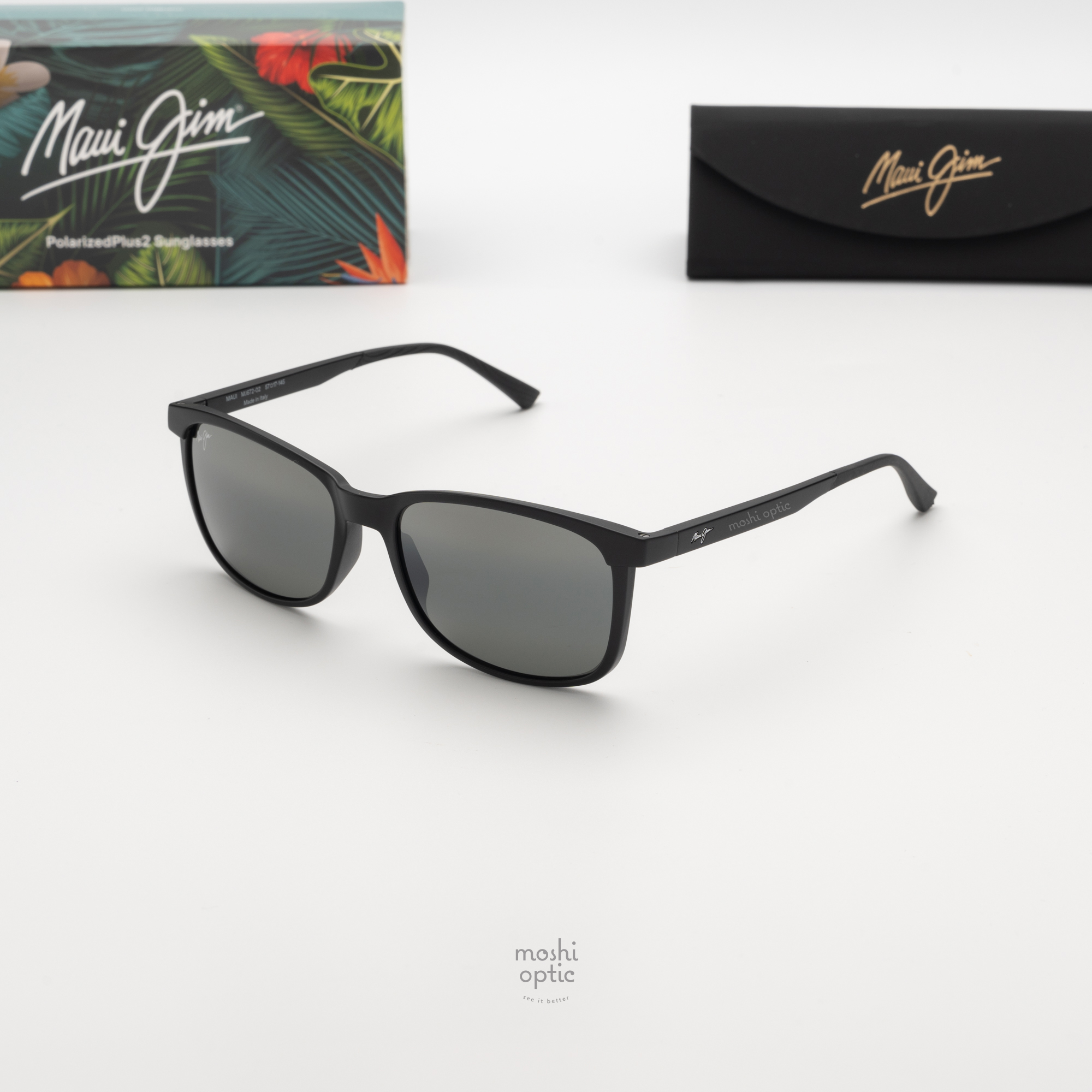 แว่นกันแดด Maui Hulili MJ 672 02 Neutral Grey Maui Pure