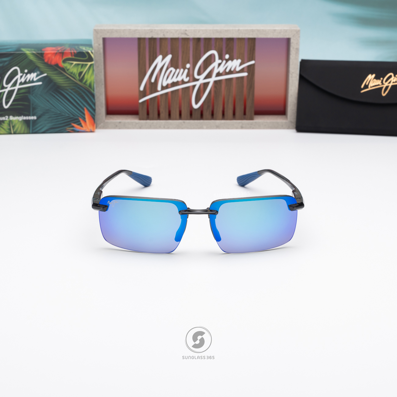 แว่นกันแดด Maui Jim LAULIMA MJ B626S 14 Blue Hawaii