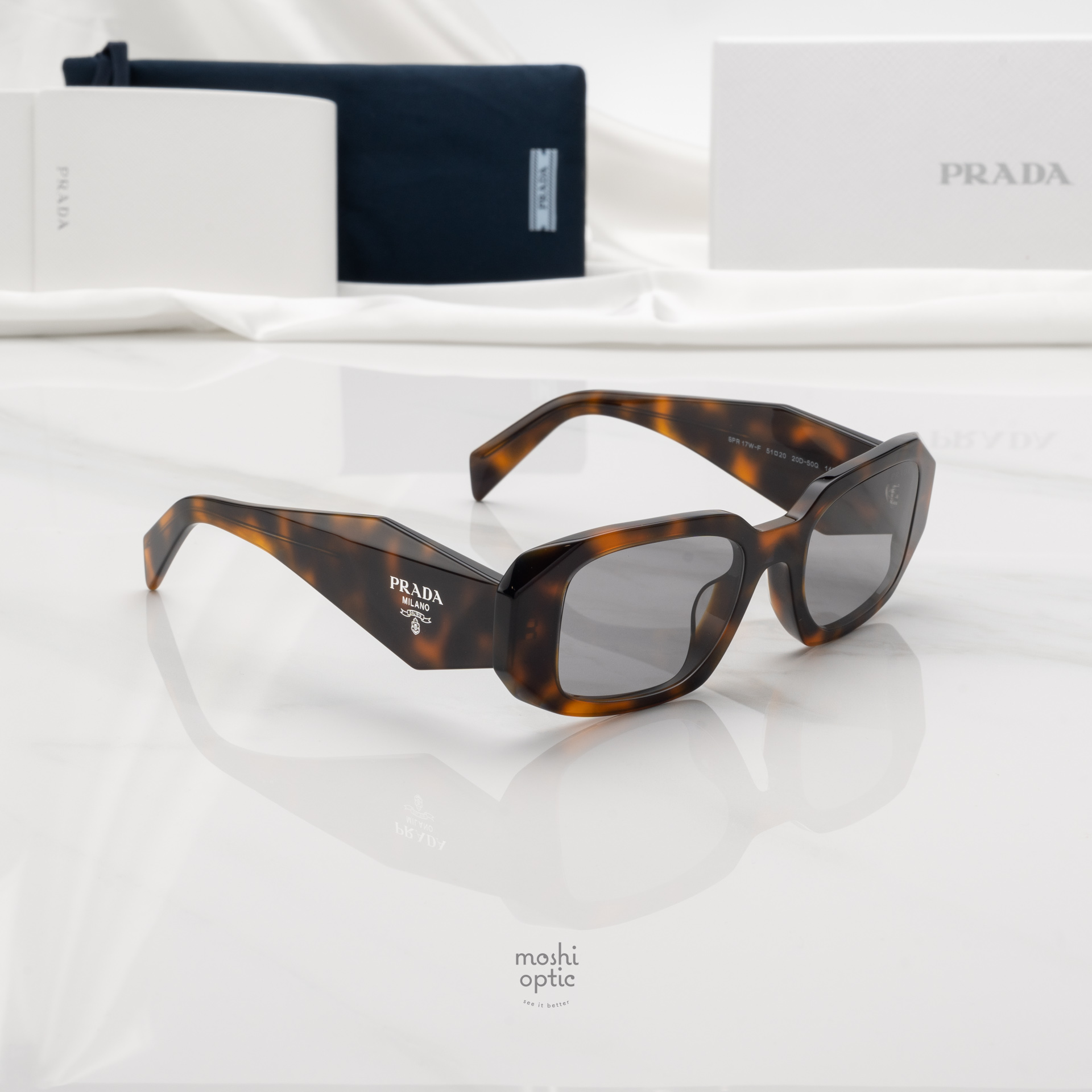 PRADA Symbole PR17WSF 20D50Q Juniper Tortoise