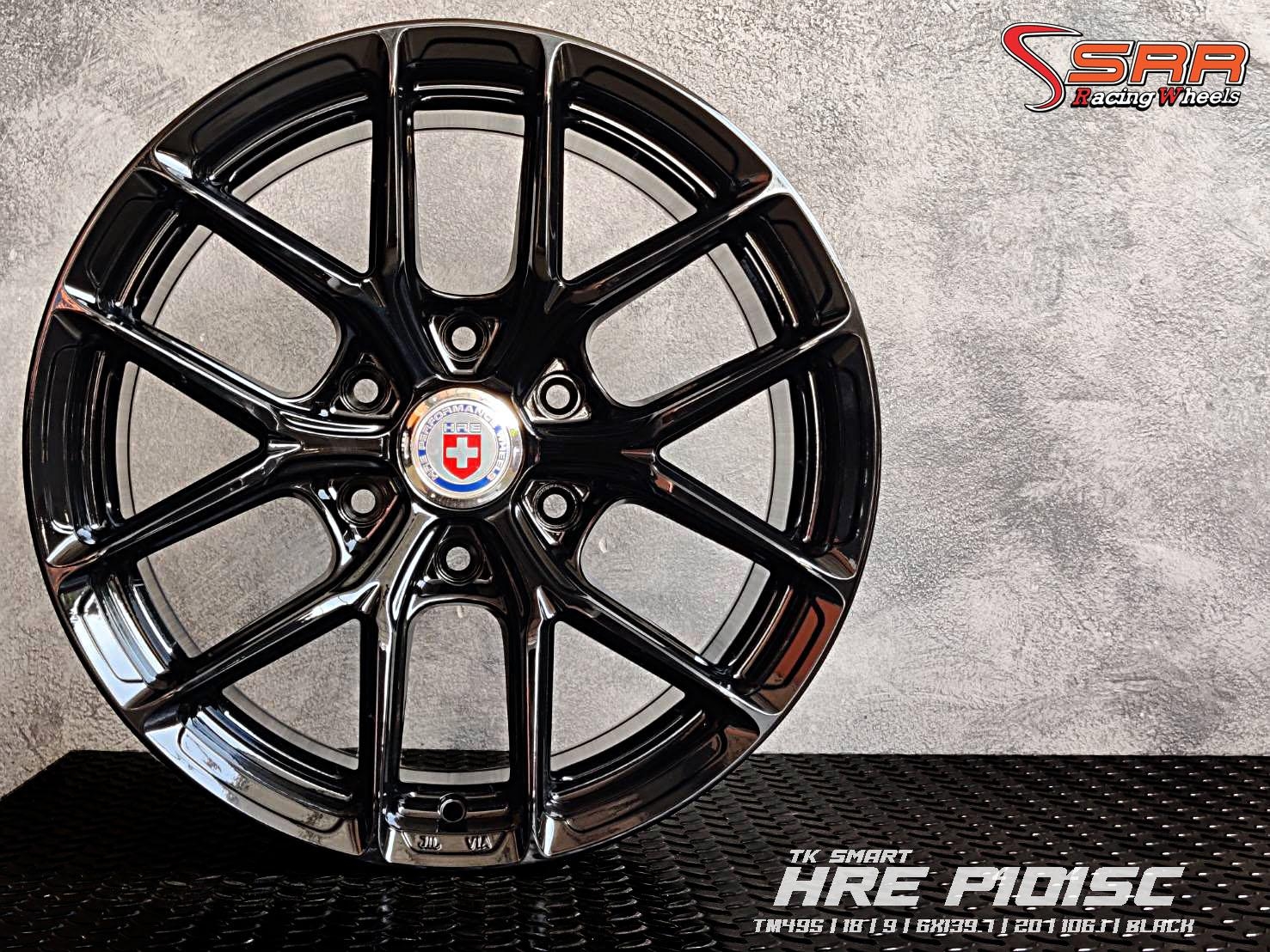 TK SMART : TM495 18X9 6X139.7 20 106.1 BLACK (ดำเงา)